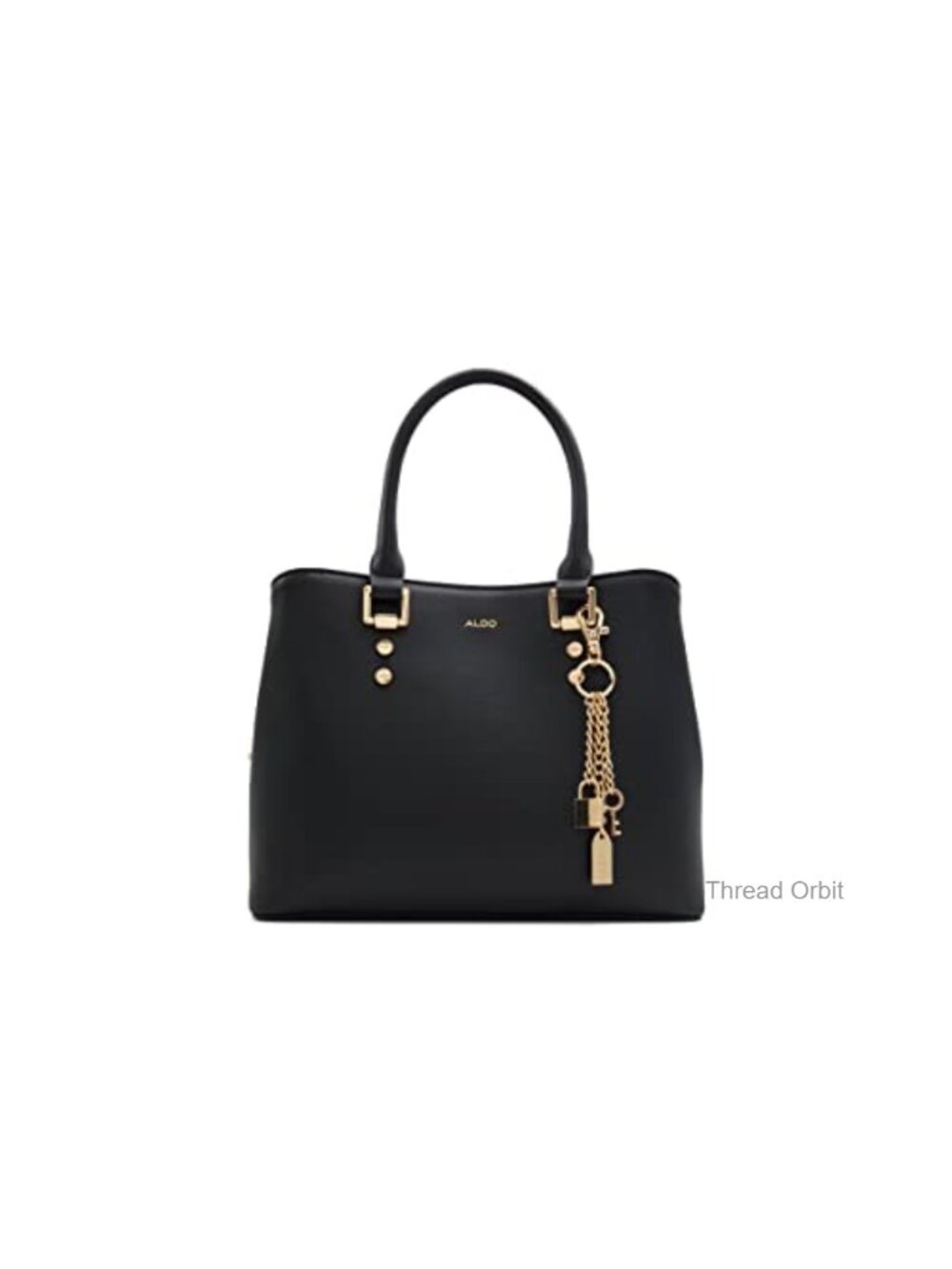 Synthetic Tote Bag with Shoulder Strap - Medium Spacious Handbag